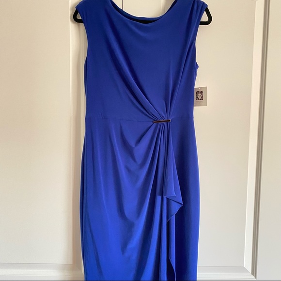 Anne Klein Dresses & Skirts - Royal blue draped dress